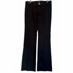 Fracomina Italian Designer Black Straight Leg Trousers Business Casual - Size 42